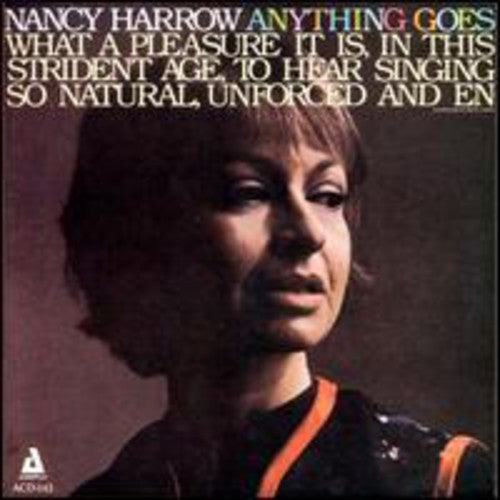 the album cover for Nancy Harrow - Anything Goes