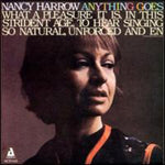the album cover for Nancy Harrow - Anything Goes