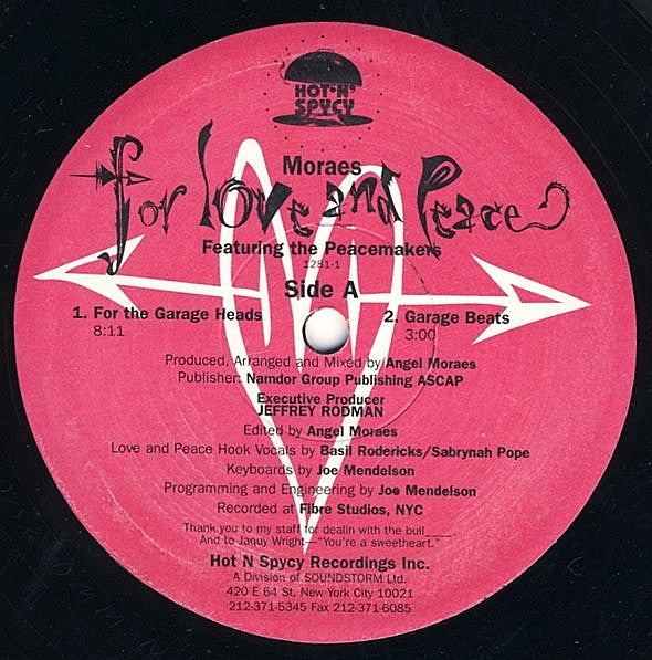Moraes* Featuring The Peacemakers (2) : For Love And Peace (12")
