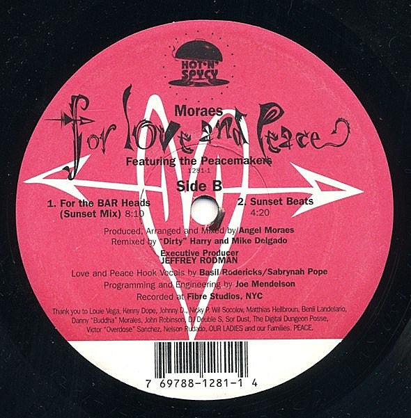 Moraes* Featuring The Peacemakers (2) : For Love And Peace (12")