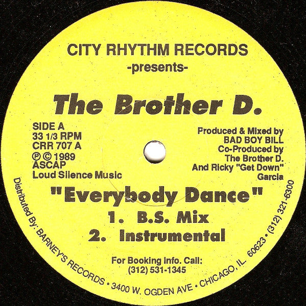 The Brother D. : Everybody Dance (12", M/Print)