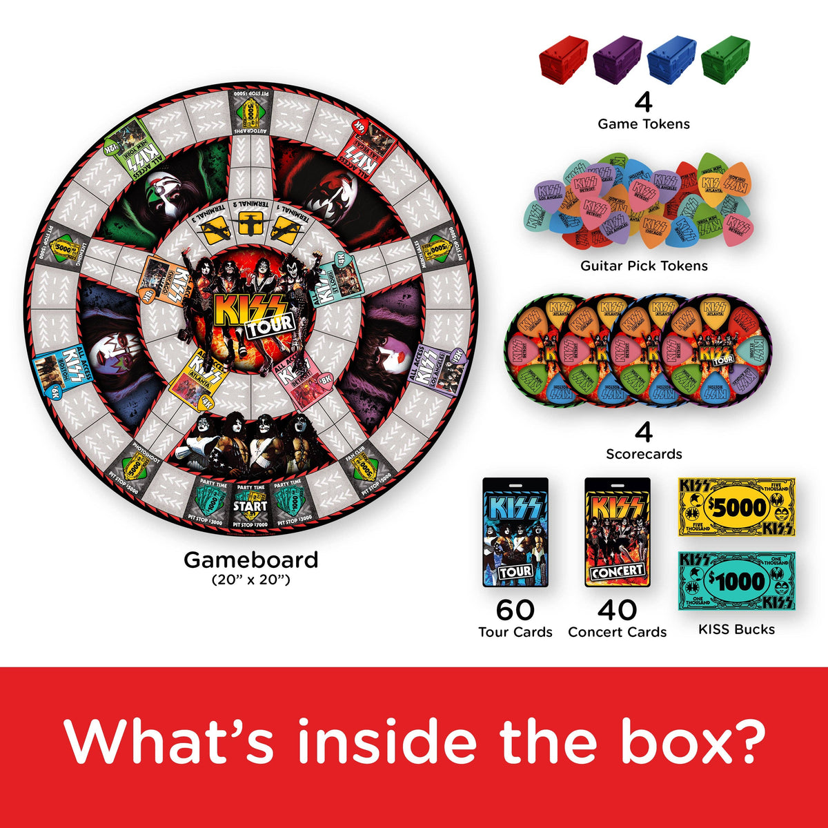 KISS Tour Board Game