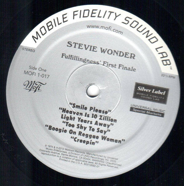 Stevie Wonder : Fulfillingness' First Finale (LP, Album, Ltd, Num, RE, RM, S/Edition, Gat)