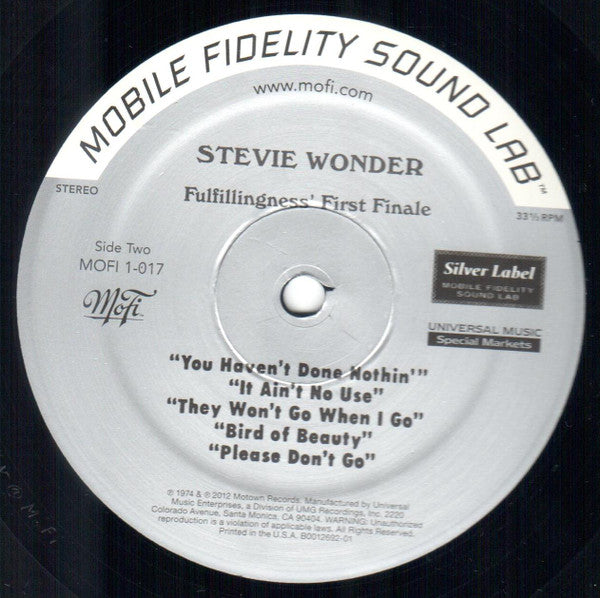 Stevie Wonder : Fulfillingness' First Finale (LP, Album, Ltd, Num, RE, RM, S/Edition, Gat)