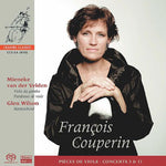 the album cover for F. COUPERIN - Pieces de Viole: Concerts 3 & 11