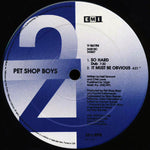 Pet Shop Boys : So Hard (12", Maxi)