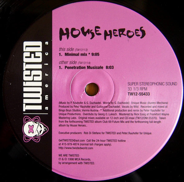 House Heroes : Magic Orgasm (Remix) (12")