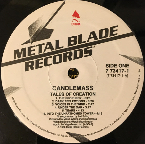 Candlemass : Tales Of Creation (LP, Album)