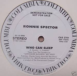 Ronnie Spector : Who Can Sleep (12", Promo)