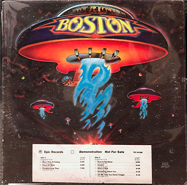 Boston : Boston (LP, Album, Promo)