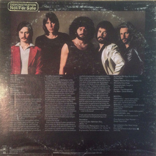 Boston : Boston (LP, Album, Promo)