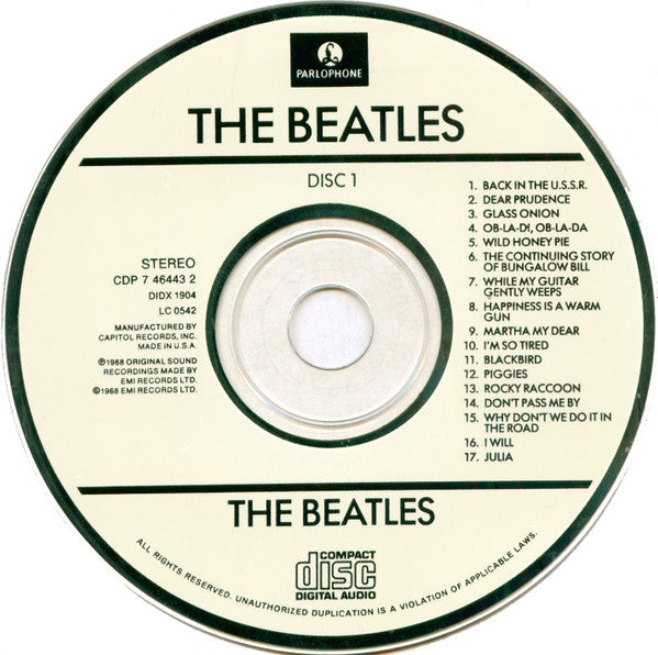 The Beatles : The Beatles (2xCD, Album, Num, RE, Jax)