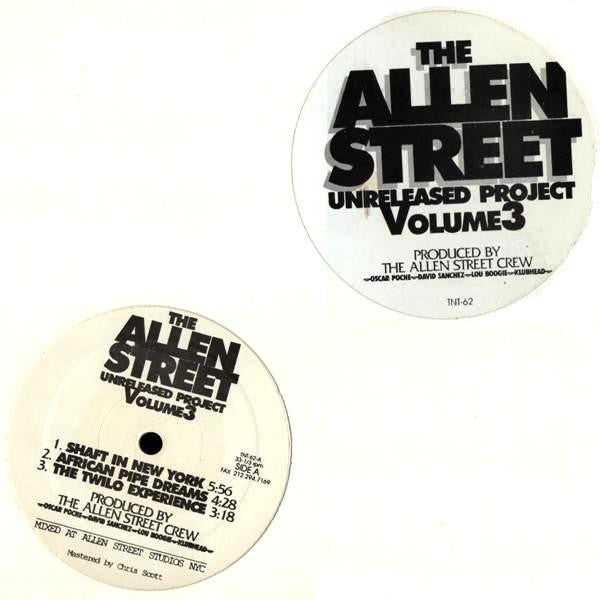The Allen Street Crew : The Allen Street Unreleased Project Volume 3 (12")