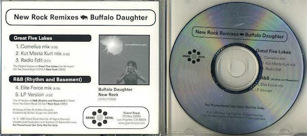 Buffalo Daughter : New Rock Remixes (CD, Maxi, Promo)