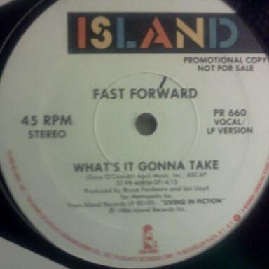 Fast Forward (6) : What's It Gonna Take (12", Promo)