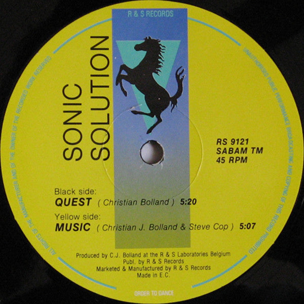 Sonic Solution : Quest (12")