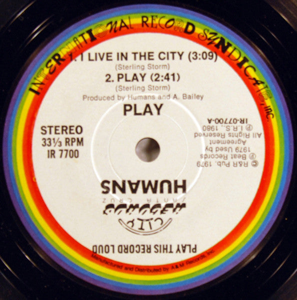 Humans* : Play (7", EP, Gat)