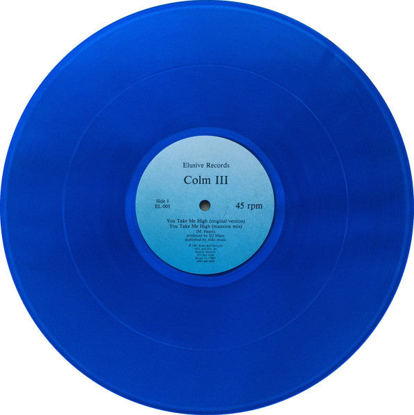 Colm III : Take Me High (12", Blu)