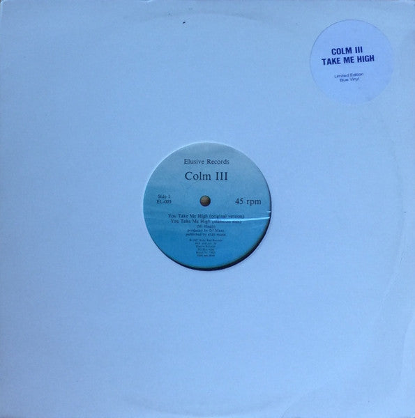 Colm III : Take Me High (12", Blu)