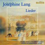 the album cover for J. Lang - Lieder