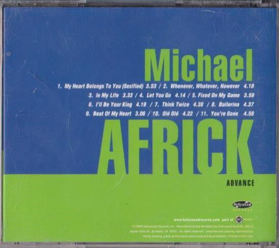 Michael Africk : Michael Africk (CD, Advance, Promo)