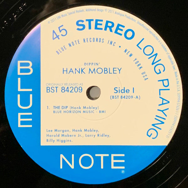 Hank Mobley : Dippin' (2x12", Album, Ltd, Num, RE, 180)