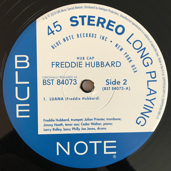 Freddie Hubbard : Hub Cap (2x12", Album, Ltd, Num, RE, 180)