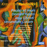 the album cover for K. PENDERECKI - St Luke's Passion