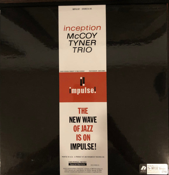 McCoy Tyner Trio : Inception (2x12", Album, Ltd, RE, RM, 180)