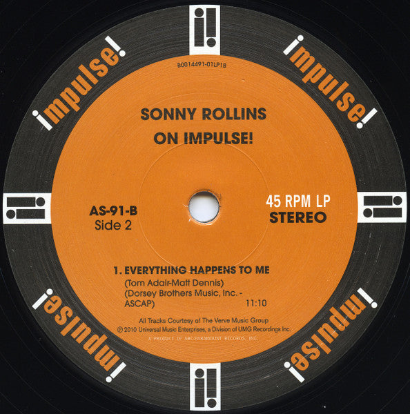 Sonny Rollins : On Impulse! (2x12", Album, Ltd, RE, RM, 180)