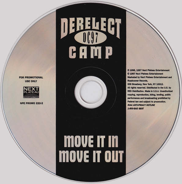 Derelect Camp : Move It In Move It Out (CD, Single, Promo)