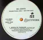 Bel Canto : Birds Of Passage (12", Promo, Glo)