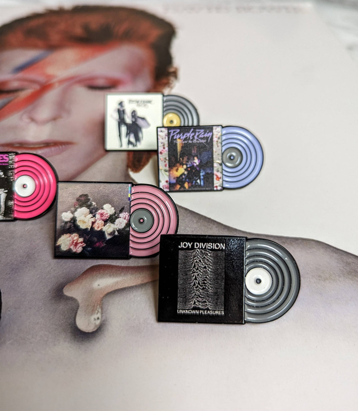 Joy Division - Record Album Vinyl Dark Wave Enamel Pin