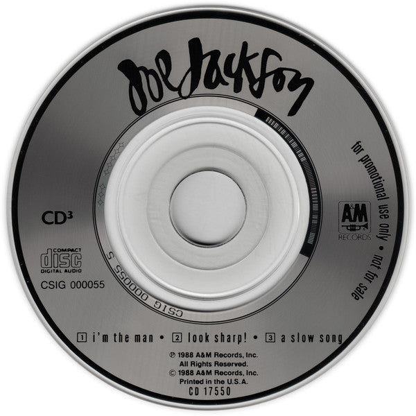 Joe Jackson : I'm The Man / Look Sharp / Slow Song (CD, Mini, Promo)