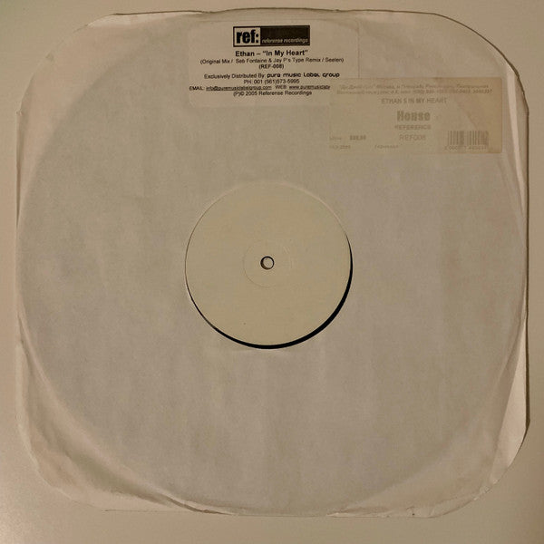 Ethan : In My Heart (12", W/Lbl)