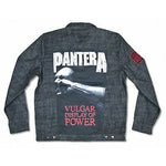 Pantera Vulgar Display Of Power Black Denim Jacket Denim Jacket