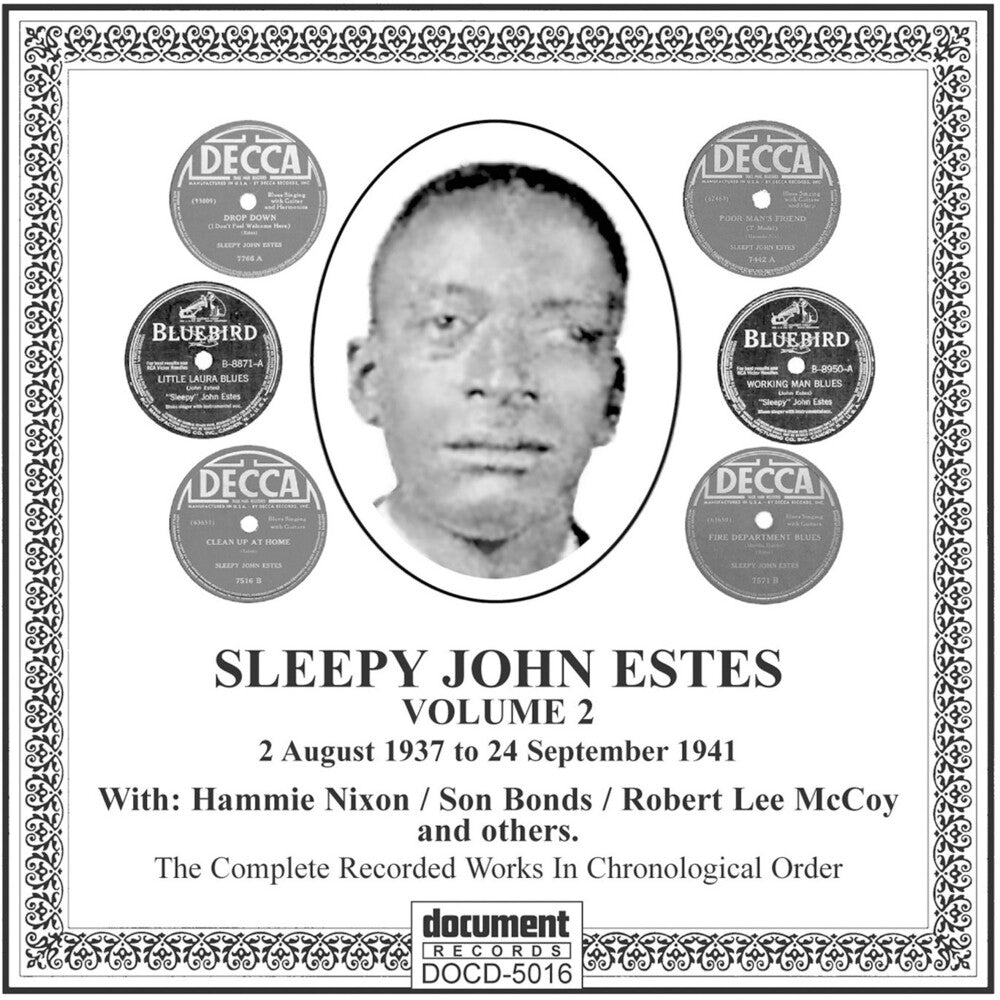 the album cover for Sleepy Estes John - Vol. 2-(1937-41)