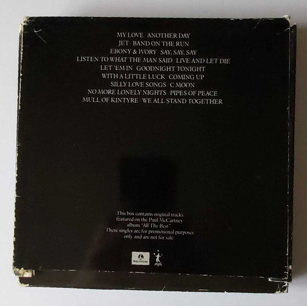Paul McCartney : All The Best! (9x7" + Box, Comp, Promo, S/Edition)