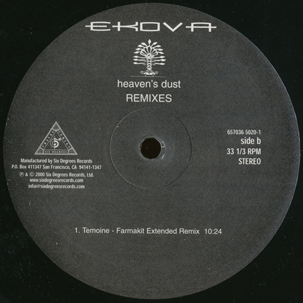 Ekova : Heaven's Dust (Remixes) (12")