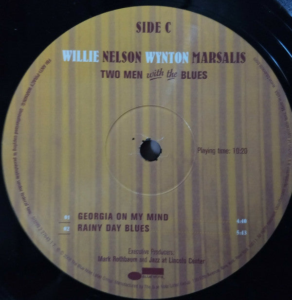 Willie Nelson, Wynton Marsalis : Two Men With The Blues (2xLP, Album)