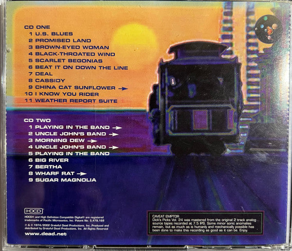 Grateful Dead* : Dick's Picks Volume Twenty-Four (Cow Palace Daly City, CA 3/23/74) (2xHDCD, Album)