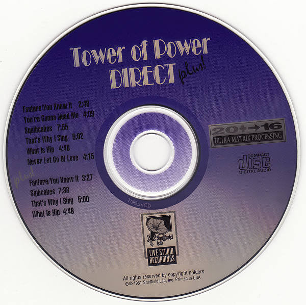 Tower Of Power : Direct Plus! (CD, Album, RE, RM)
