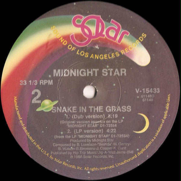 Midnight Star : Snake In The Grass (12")
