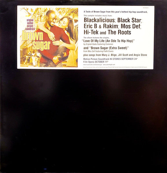 Various : Brown Sugar (Soundtrack Sampler) (12", Promo, Smplr, Gol)