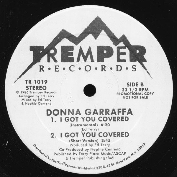 Donna Garraffa : I Got You Covered (12", Promo)
