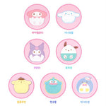 Sanrio Mood Lighting Characters Figure Key RIng Zipper Charm