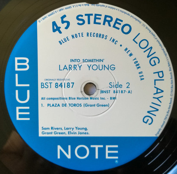 Larry Young : Into Somethin' (2xLP, Album, Ltd, RE, RM, 180)