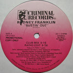 Rodney Franklin : Bustin' Out (12", Promo)