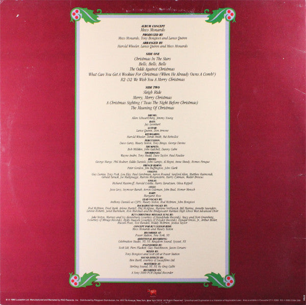 The Original Cast* : R2-D2 - Anthony Daniels (2) As C-3PO : Christmas In The Stars (Star Wars Christmas Album) (LP, Album, 18 )