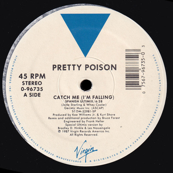 Pretty Poison : Catch Me (I'm Falling) [Spanish Ultimix] (12")
